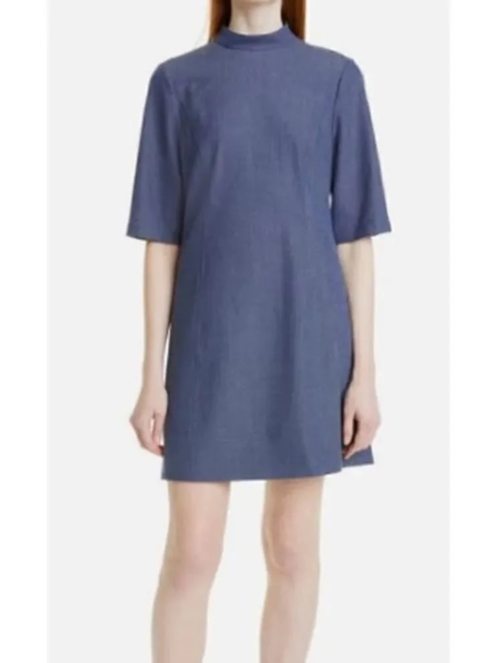 Alice + Olivia Coley Chambray Shift Dress